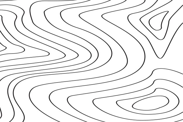 Fondo de líneas onduladas geométricas abstractas