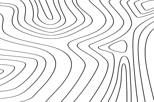 Fondo de líneas onduladas geométricas abstractas