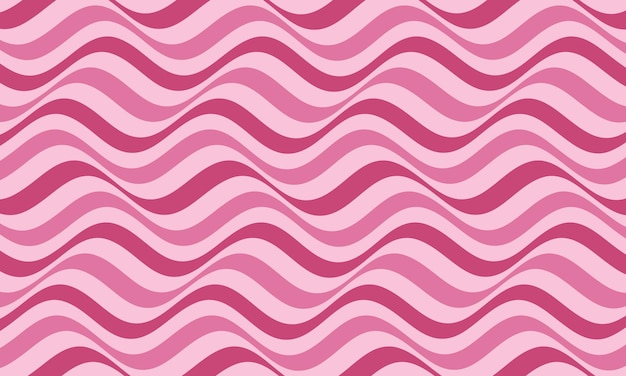 Fondo de líneas onduladas rosa psicodélico abstracto