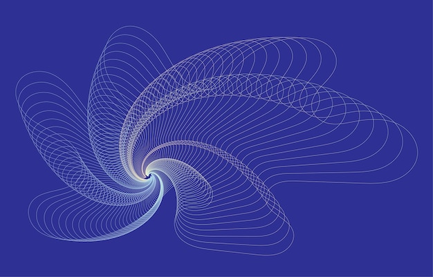Fondo de líneas orgánicas abstractas modernas elegantes
