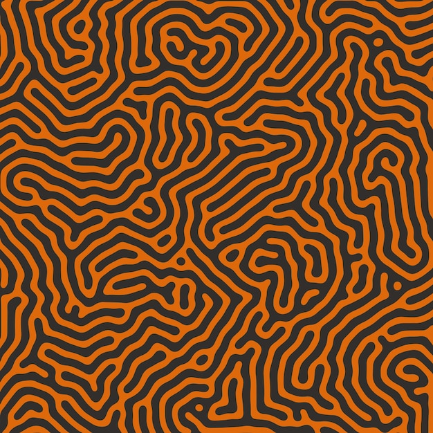 Fondo de líneas orgánicas abstractas de vector