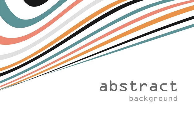 Fondo de líneas de patrón moderno simple abstracto o banner dibujado a mano y plantilla de diseño de fondo