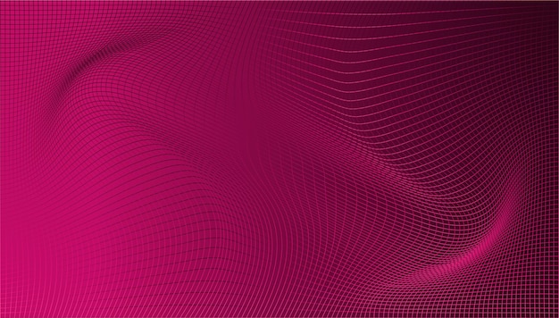 Fondo de líneas de vector abstracto con patrón de líneas de degradado de color para fondo de banner