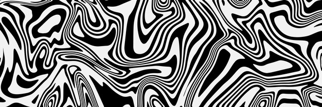 Fondo líquido abstracto en estilo retro futurista telón de fondo fluido con rayas suaves y onduladas