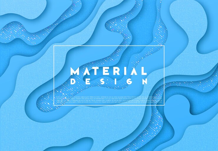 Fondo líquido abstracto mínimo azul. textura ondulada 3d. Patrón de arte dinámico.
