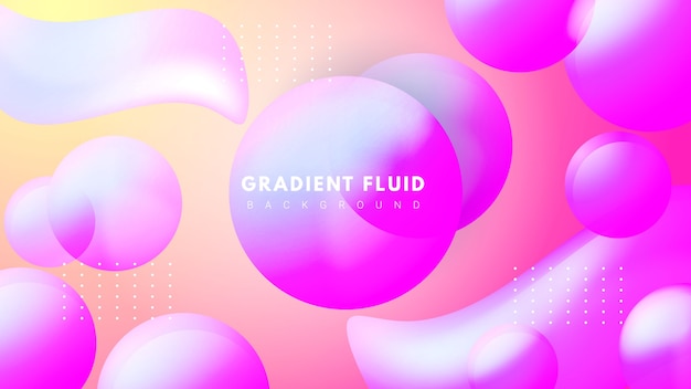 Fondo líquido con diseño fluido