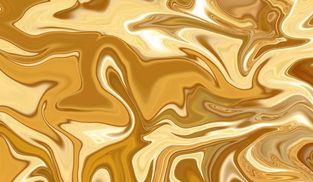 Vector fondo líquido dorado colorido abstracto con onda suave y brillante