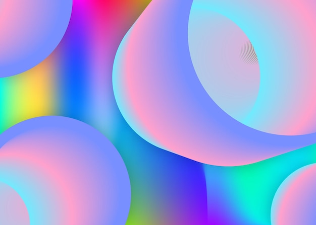 Fondo líquido líquido con elementos y formas dinámicas.