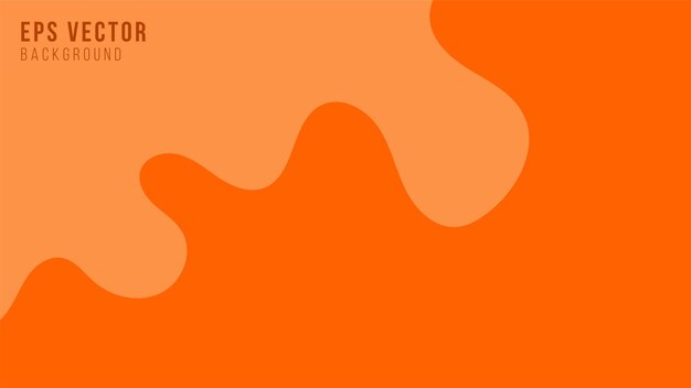Fondo líquido naranja EPS Vector Editable