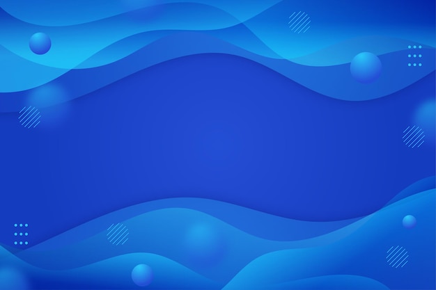 Fondo líquido ondulado abstracto azul degradado