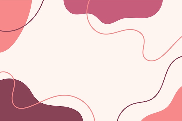 Fondo líquido pintado a mano de estilo minimalista