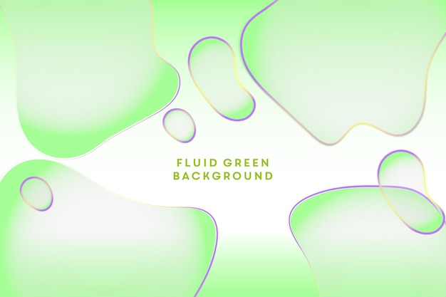 Fondo líquido verde claro