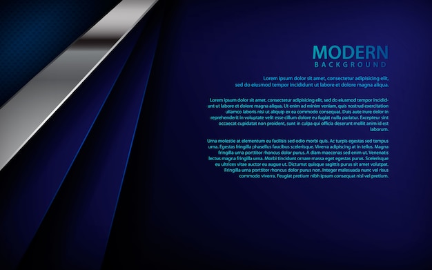Fondo de lista de papel azul plata