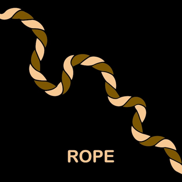 Fondo de logotipo de cuerda