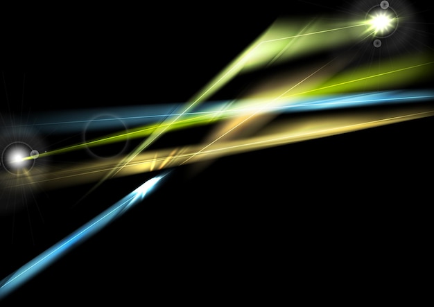 Fondo de luces brillantes que brilla intensamente abstracto