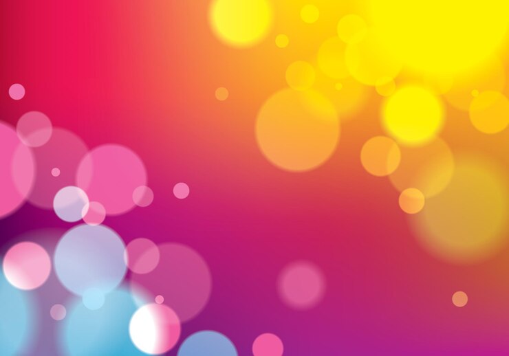 Vector fondo de luces desenfocadas. textura efecto bokeh. hermosa ilustración vectorial abstracta. tema brillante festivo mágico de vacaciones.