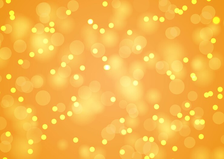 Vector el fondo de las luces doradas de bokeh