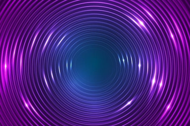 Fondo de luces de neón abstractas