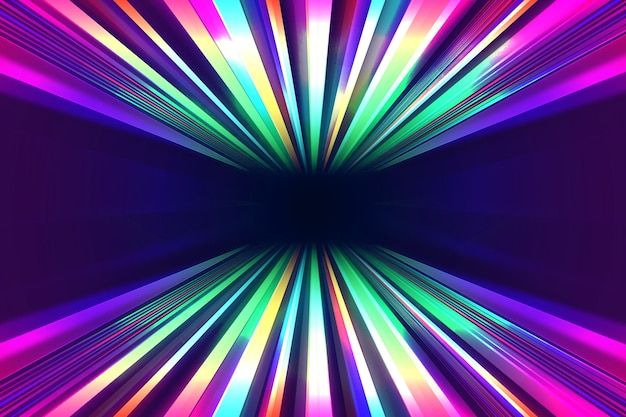 Fondo de luces de neón abstractas