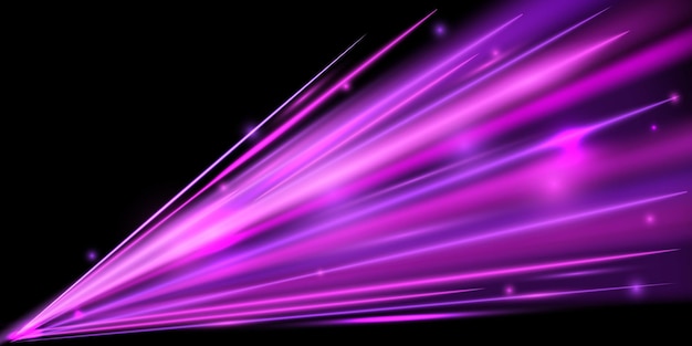 Fondo con luces de velocidad movimientolíneas de velocidad rápida