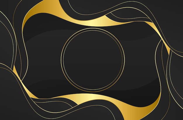 Fondo de lujo abstracto negro Estilo moderno