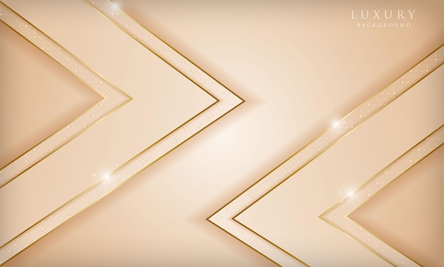 Fondo de lujo con brillo diagonal de línea dorada y efecto de luz Plantilla de portada moderna