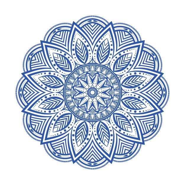 Fondo de lujo con diseño de mandala