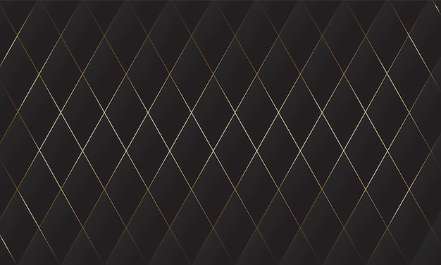 Vector fondo de lujo dorado negro degradado