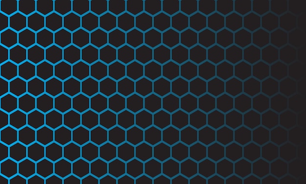 fondo de lujo hexagonal azul