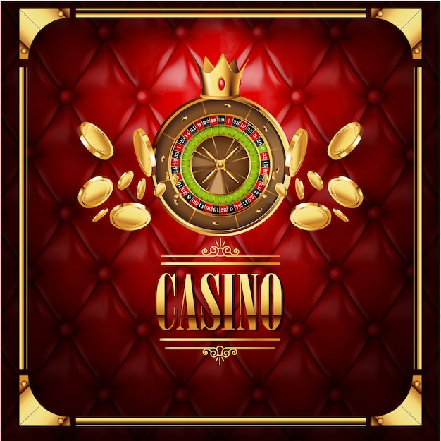 Fondo de lujo de juego de juego de casino de vector