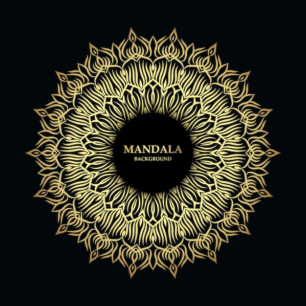 Fondo de lujo Mandala Design