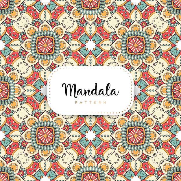 Fondo de lujo mandala ornamental