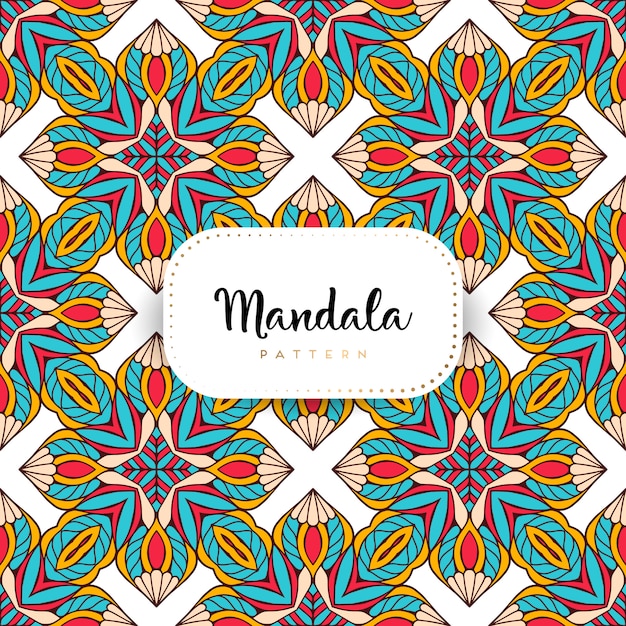 Fondo de lujo mandala ornamental