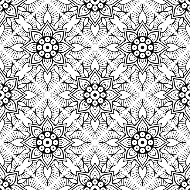 Fondo de lujo mandala ornamental