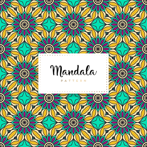 Fondo de lujo mandala ornamental