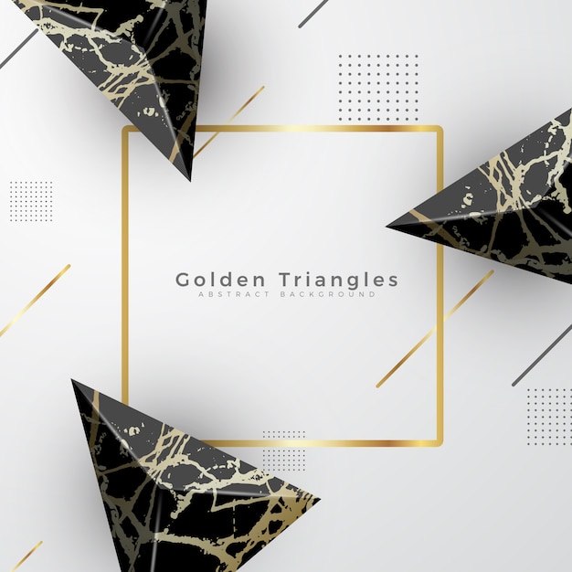 Fondo de lujo de mármol dorado
