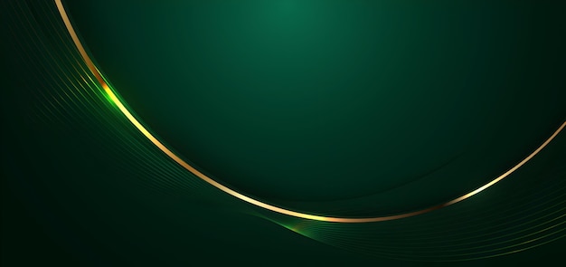 Fondo de lujo de oro verde