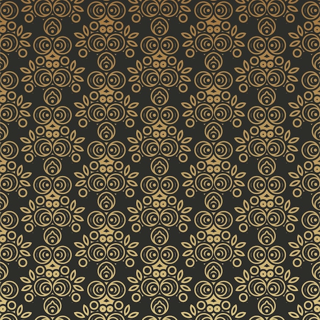 fondo de lujo de patrón sin costura oscuro