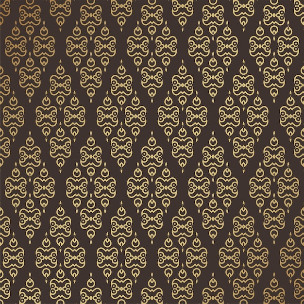 fondo de lujo de patrón sin costura oscuro