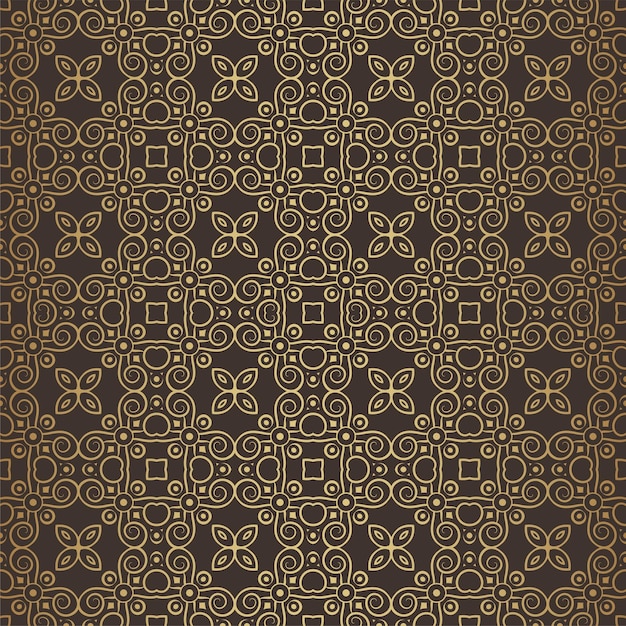 fondo de lujo de patrón sin costura oscuro