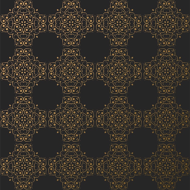 fondo de lujo de patrón sin costura oscuro