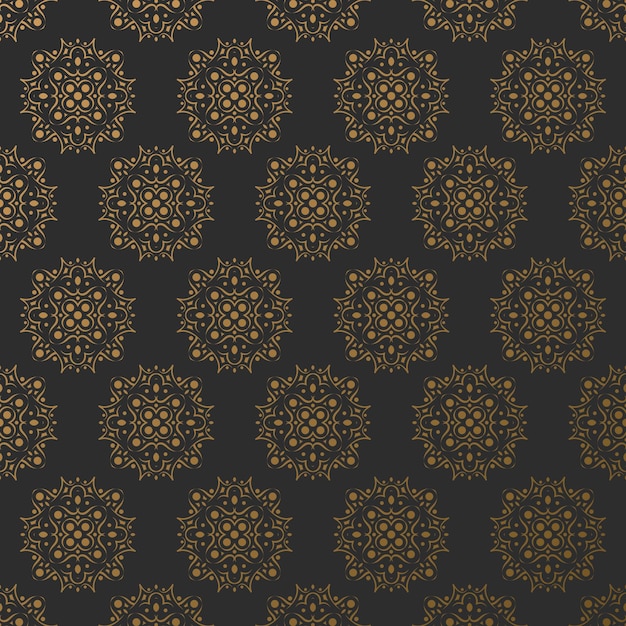 fondo de lujo de patrón sin costura oscuro