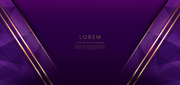 Fondo de lujo púrpura y dorado