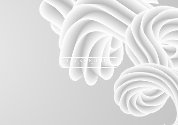 Fondo de lujo suave moderno de onda blanca y gris claro abstracto con vector suave y limpio