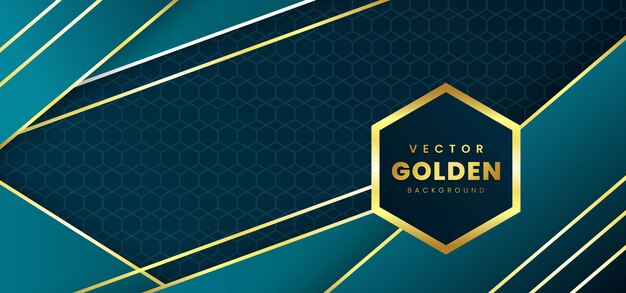 Fondo de lujo con vector dorado