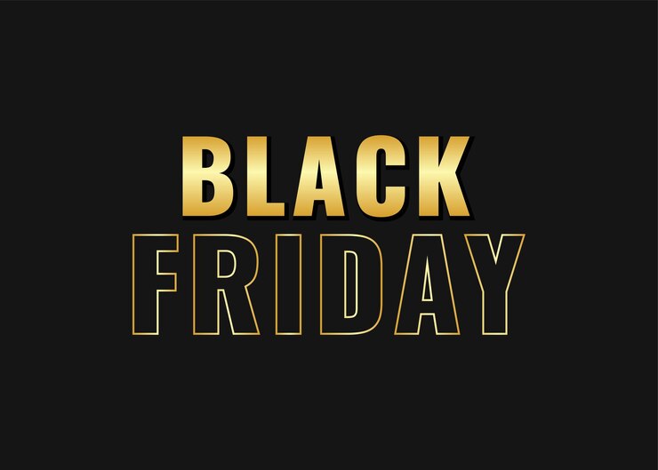 Vector fondo de lujo del viernes negro para pancartas o carteles publicitarios