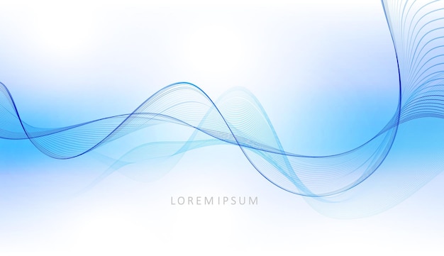 Fondo de luz azul abstracto patrones de onda mínimos con textura sutil