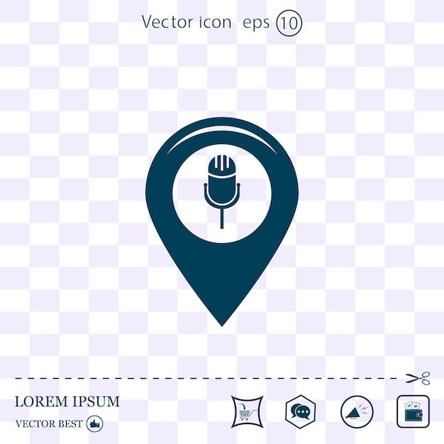 Fondo de luz de la ilustración vectorial