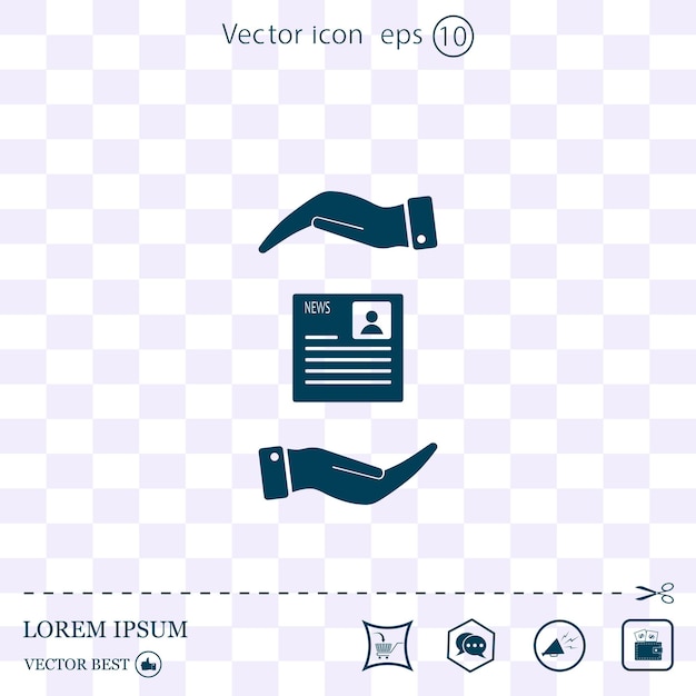 Fondo de luz de la ilustración vectorial