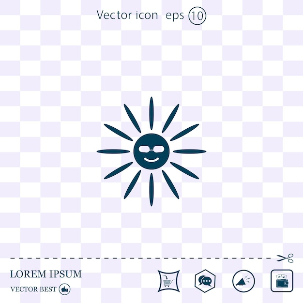 Fondo de luz de la ilustración vectorial
